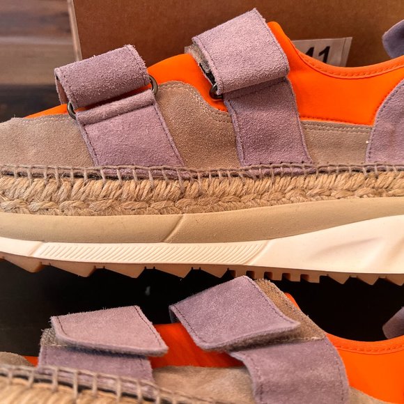 FREE PEOPLE  Chapman Double Take Sneaker    Tiger Lily Combo. WMS Size 11 - Picture 4 of 5